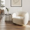 Faux Sheepskin Tub Armchair