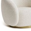 Faux Sheepskin Tub Armchair